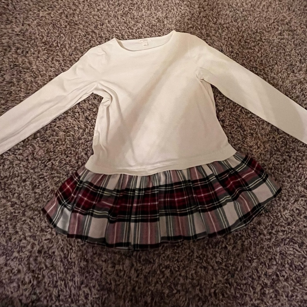 J. Crew Red and White Long Sleeve Tees